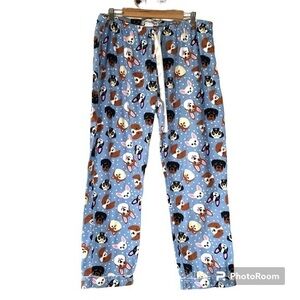 PAJAMA MANIA Flannel Dog Print Sleep/Lounge Pants XL